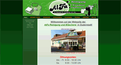 Desktop Screenshot of alfa-reinigung.de